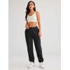 imageAUTOMET Womens Winter Casual Baggy Fleece Lined Sweatpants Fashion High Waisted Joggers Pants Athletic Clothes with PocketsBlack