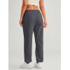 imageAUTOMET Womens Winter Casual Baggy Fleece Lined Sweatpants Fashion High Waisted Joggers Pants Athletic Clothes with PocketsBlackgrey