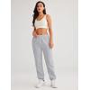 imageAUTOMET Womens Winter Casual Baggy Fleece Lined Sweatpants Fashion High Waisted Joggers Pants Athletic Clothes with PocketsGrey