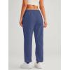 imageAUTOMET Womens Winter Casual Baggy Fleece Lined Sweatpants Fashion High Waisted Joggers Pants Athletic Clothes with PocketsNavy Blue