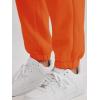 imageAUTOMET Womens Winter Casual Baggy Fleece Lined Sweatpants Fashion High Waisted Joggers Pants Athletic Clothes with PocketsOrange