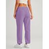 imageAUTOMET Womens Winter Casual Baggy Fleece Lined Sweatpants Fashion High Waisted Joggers Pants Athletic Clothes with PocketsPurple