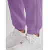 imageAUTOMET Womens Winter Casual Baggy Fleece Lined Sweatpants Fashion High Waisted Joggers Pants Athletic Clothes with PocketsPurple