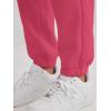imageAUTOMET Womens Winter Casual Baggy Fleece Lined Sweatpants Fashion High Waisted Joggers Pants Athletic Clothes with PocketsWatermelonred