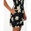 imageAUTOMET Rompers for Women Summer Vacation Beach Outfits Casual Loose Square Neck Shorts Jumpsuits Overalls 2025 Resort WearBlack