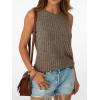 imageAUTOMET Womens Tank Tops Sleeveless Tunic Shirts Summer Fashion Basic Soft Clothes 2025 Casual Trendy Vacation Spring OutfitsBrown