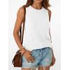 imageAUTOMET Womens Tank Tops Sleeveless Tunic Shirts Summer Fashion Basic Soft Clothes 2025 Casual Trendy Vacation Spring OutfitsWhite