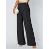imageAUTOMET Womens Wide Leg Dress Pants Business Casual Work OutfitsBlack