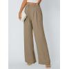 imageAUTOMET Womens Wide Leg Dress Pants Business Casual Work OutfitsTaupe
