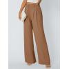 imageAUTOMET Womens Wide Leg Dress Pants Business Casual Work OutfitsToffee