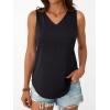 imageAUTOMET Women Tank Tops 2025 Sleeveless Summer Vacation Beach Fashion Tees Shirts Comfy Casual Flowy Spring Outfits ClothesBlack