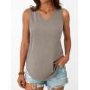 imageAUTOMET Women Tank Tops 2025 Sleeveless Summer Vacation Beach Fashion Tees Shirts Comfy Casual Flowy Spring Outfits ClothesCoffeegrey
