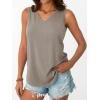 imageAUTOMET Women Tank Tops 2025 Sleeveless Summer Vacation Beach Fashion Tees Shirts Comfy Casual Flowy Spring Outfits ClothesCoffeegrey