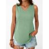 imageAUTOMET Women Tank Tops 2025 Sleeveless Summer Vacation Beach Fashion Tees Shirts Comfy Casual Flowy Spring Outfits ClothesGreen