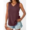 imageAUTOMET Women Tank Tops 2025 Sleeveless Summer Vacation Beach Fashion Tees Shirts Comfy Casual Flowy Spring Outfits ClothesNavy