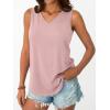 imageAUTOMET Women Tank Tops 2025 Sleeveless Summer Vacation Beach Fashion Tees Shirts Comfy Casual Flowy Spring Outfits ClothesPink