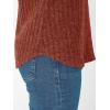 imageAUTOMET Women Tops Summer Sweaters Short Sleeve V Neck Shirts 2025 Spring Fashion Dressy Casual Business Tunic BlousesBrown