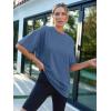 imageAUTOMET Womens Oversized T Shirts Workout Plus Size Short Sleeve Tops Casual Loose Basic Tees Summer Trendy Outfits 2025Blue