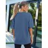 imageAUTOMET Womens Oversized T Shirts Workout Plus Size Short Sleeve Tops Casual Loose Basic Tees Summer Trendy Outfits 2025Blue