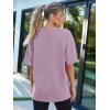 imageAUTOMET Womens Oversized T Shirts Workout Plus Size Short Sleeve Tops Casual Loose Basic Tees Summer Trendy Outfits 2025Darkpink