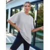 imageAUTOMET Womens Oversized T Shirts Workout Plus Size Short Sleeve Tops Casual Loose Basic Tees Summer Trendy Outfits 2025Grey