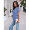 imageAUTOMET Womens Short Sleeve Shirts Dressy Lace Summer Tops 2025 Spring Trendy Casual TShirts Cute Work Outfits BlousesBlue