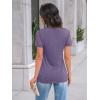imageAUTOMET Womens Short Sleeve Shirts Dressy Lace Summer Tops 2025 Spring Trendy Casual TShirts Cute Work Outfits BlousesPurple