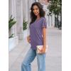 imageAUTOMET Womens Short Sleeve Shirts Dressy Lace Summer Tops 2025 Spring Trendy Casual TShirts Cute Work Outfits BlousesPurple