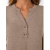 imageAUTOMET Womens Short Sleeve Shirts Henley Dressy Casual Summer Tops 2025 Trendy Blouses Cute TShirts Outfits ClothesKhaki
