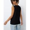 imageAUTOMET Womens Tank Tops Summer Sleeveless Shirts Spring 2025 V Neck Loose Fit Casual Clothes Trendy Fashion OutfitsBlack