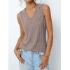 imageAUTOMET Womens Tank Tops Summer Sleeveless Shirts Spring 2025 V Neck Loose Fit Casual Clothes Trendy Fashion OutfitsCoffee