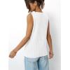 imageAUTOMET Womens Tank Tops Summer Sleeveless Shirts Spring 2025 V Neck Loose Fit Casual Clothes Trendy Fashion OutfitsWhite