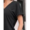 imageAUTOMET Womens Tops Short Sleeve T Shirt Summer V Neck Casual Top 2025 Spring Cute Basic Trendy Outfits FashionBlack