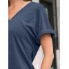 imageAUTOMET Womens Tops Short Sleeve T Shirt Summer V Neck Casual Top 2025 Spring Cute Basic Trendy Outfits FashionNavy