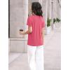 imageAUTOMET Womens Tops Short Sleeve T Shirt Summer V Neck Casual Top 2025 Spring Cute Basic Trendy Outfits FashionRosered