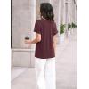 imageAUTOMET Womens Tops Short Sleeve T Shirt Summer V Neck Casual Top 2025 Spring Cute Basic Trendy Outfits FashionWinered