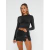 imageAUTOMET 3 Pack Womens Long Sleeve T Shirts Fall Fashion Basic Going Out Crop Tops Slim Fitted Winter Clothes 2025Black black white
