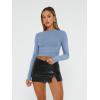 imageAUTOMET 3 Pack Womens Long Sleeve T Shirts Fall Fashion Basic Going Out Crop Tops Slim Fitted Winter Clothes 2025Black white blue Gray