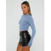imageAUTOMET 3 Pack Womens Long Sleeve T Shirts Fall Fashion Basic Going Out Crop Tops Slim Fitted Winter Clothes 2025Black white blue Gray
