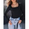 imageAUTOMET Womens Long Sleeve Shirts Square Neck Tops Ribbed Knit Basic Teen Girls Crop Tops Fall Outfits Fashion Clothes 2025Black