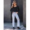 imageAUTOMET Womens Long Sleeve Shirts Square Neck Tops Ribbed Knit Basic Teen Girls Crop Tops Fall Outfits Fashion Clothes 2025Black