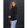 imageAUTOMET Womens Long Sleeve Shirts Square Neck Tops Ribbed Knit Basic Teen Girls Crop Tops Fall Outfits Fashion Clothes 2025Black