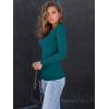 imageAUTOMET Womens Long Sleeve Shirts Square Neck Tops Ribbed Knit Basic Teen Girls Crop Tops Fall Outfits Fashion Clothes 2025Bluegreen