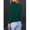 imageAUTOMET Womens Long Sleeve Shirts Square Neck Tops Ribbed Knit Basic Teen Girls Crop Tops Fall Outfits Fashion Clothes 2025Darkgreen