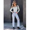 imageAUTOMET Womens Long Sleeve Shirts Square Neck Tops Ribbed Knit Basic Teen Girls Crop Tops Fall Outfits Fashion Clothes 2025Grey