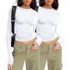 imageAUTOMET 3 Pack Womens Long Sleeve T Shirts Fall Fashion Basic Going Out Crop Tops Slim Fitted Winter Clothes 2025White white