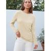 imageAUTOMET Long Sleeve Shirts for Women Business Casual Tops Fall Fashion Clothes Workout Plus Size Teacher School Outfits 202501cream
