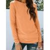 imageAUTOMET Long Sleeve Shirts for Women Business Casual Tops Fall Fashion Clothes Workout Plus Size Teacher School Outfits 202501orange