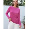 imageAUTOMET Long Sleeve Shirts for Women Business Casual Tops Fall Fashion Clothes Workout Plus Size Teacher School Outfits 202501rosered