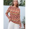 imageAUTOMET Long Sleeve Shirts for Women Business Casual Tops Fall Fashion Clothes Workout Plus Size Teacher School Outfits 2025Bohoorange